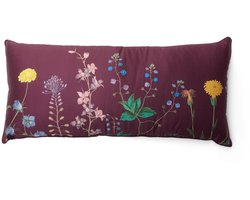 Essenza Augustina Sierkussen Mauve wine - 40x90 cm