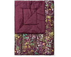 ESSENZA Augustina Sprei Mauve wine - 150x200 cm