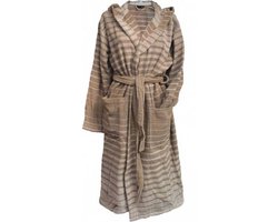 Essenza Badjas Pure Stripe - Maat M - Clay