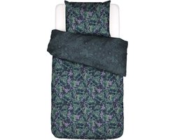 ESSENZA Bernice Dekbedovertrek darkest blue - Eenpersoons – 140x200/220 cm