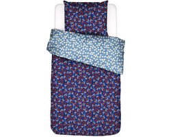 ESSENZA Blooming Ballet Dekbedovertrek marine blue - Eenpersoons – 140x200/220 cm