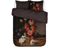 Essenza Blooming Story Dekbedovertrek Dark brown - Lits-Jumeaux - 240x200/220 cm