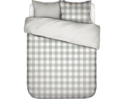 ESSENZA Chess Dekbedovertrek Dusty green - Tweepersoons – 200x200/220 cm