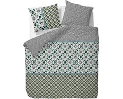 Essenza dekbedovertrek Meya Green 200x200cm + 2x 50x75cm