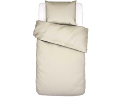 Essenza Essential Satin Dekbedovertrek Katoensatijn Vanilla - Eenpersoons – 140x200/220 cm