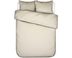 Essenza Essential Satin Dekbedovertrek Katoensatijn Vanilla - Lits-Jumeaux - 240x200/220 cm