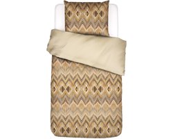 ESSENZA Fabienne Dekbedovertrek Biscuit - Eenpersoons – 140x200/220 cm