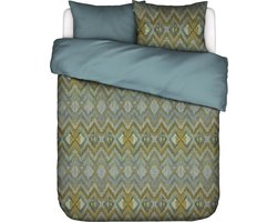 ESSENZA Fabienne Dekbedovertrek Olive - Tweepersoons – 200x220 cm + 2 kussenslopen 60x70 cm