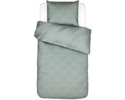 ESSENZA Felipa Dekbedovertrek Dusty green - Eenpersoons – 140x200/220 cm