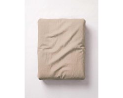 Essenza Fine Organic Jersey Hoeslaken Taupe - 90-100 x 200-220 cm