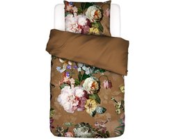 ESSENZA Fleur Dekbedovertrek Cinnamon - Eenpersoons – 140x200/220 cm