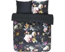 ESSENZA Fleur Dekbedovertrek Nightblue - Eenpersoons – 140x200/220 cm