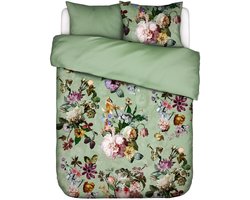ESSENZA Fleur Dekbedovertrek Quiet green - Tweepersoons – 200x200/220 cm