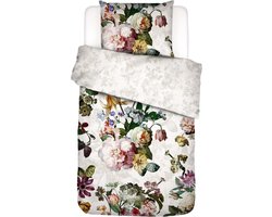 ESSENZA Fleur Dekbedovertrek Wit - Eenpersoons – 140x200/220 cm