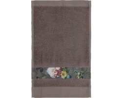 Essenza Fleur gastendoek Taupe 30x50