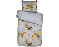 Essenza Florean Dekbedovertrek Grijs - Eenpersoons – 140x200/220 cm