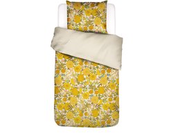 ESSENZA Florentien Dekbedovertrek Geel - Eenpersoons – 140x200/220 cm