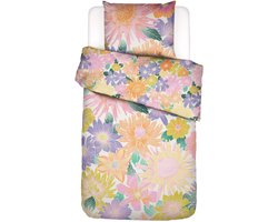 ESSENZA Flower Fling Dekbedovertrek Bright white - Eenpersoons – 140x200/220 cm