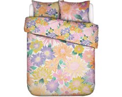 ESSENZA Flower Fling Dekbedovertrek Bright white - Tweepersoons – 200x200/220 cm