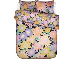 ESSENZA Flower Fling Dekbedovertrek Zwart - Lits-Jumeaux - 240x200/220 cm