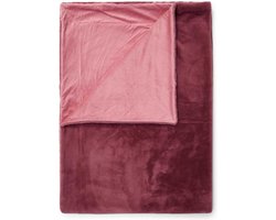 ESSENZA Furry Plaid Mauve - 150x200 cm