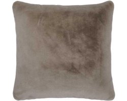 ESSENZA Furry Sierkussen Taupe - 50x50 cm