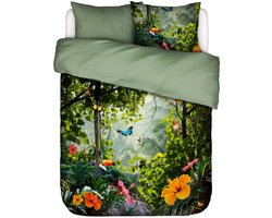 ESSENZA Gabriel Dekbedovertrek Groen - Tweepersoons – 200x200/220 cm