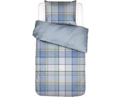 ESSENZA Gitte Dekbedovertrek IJsblauw - Eenpersoons – 140x220 cm + 1 kussensloop 60x70 cm