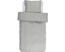 ESSENZA Guy Dekbedovertrek Zilver - Eenpersoons – 140x200/220 cm