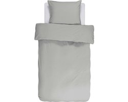 ESSENZA Guy Dekbedovertrek Zilver - Lits-Jumeaux - 240x200/220 cm