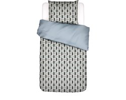 ESSENZA Ilori Dekbedovertrek Pearl grey - Eenpersoons – 140x200/220 cm