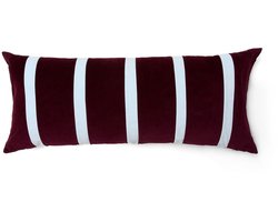 Essenza Isole Sierkussen Mauve wine - 40x90 cm