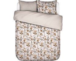 ESSENZA Jackie Dekbedovertrek Vanilla - Tweepersoons – 200x220 cm + 2 kussenslopen 60x70 cm