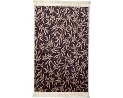 ESSENZA Juliette Vloerkleed Almost black - 60x90 cm