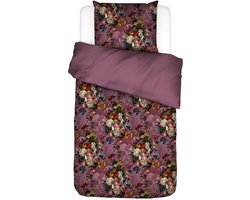ESSENZA Karli Dekbedovertrek purple tulip - Eenpersoons – 140x200/220 cm