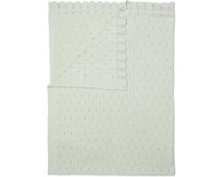 ESSENZA Knitted Ajour Plaid Morning swim - 130x170 cm