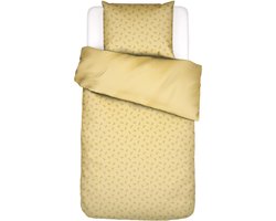 ESSENZA Lily Melody Dekbedovertrek lemon yellow - Eenpersoons – 140x200/220 cm