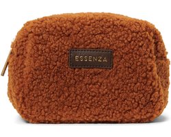 ESSENZA Lucy Teddy Make-Up Tas Leather brown - S