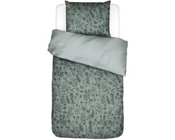 ESSENZA Maribel Dekbedovertrek Groen - Eenpersoons – 140x200/220 cm