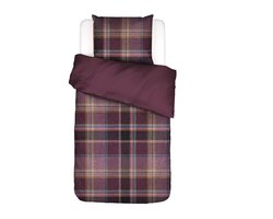 ESSENZA Meau Dekbedovertrek Mauve wine - Eenpersoons – 140x200/220 cm