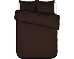 ESSENZA Minte Dekbedovertrek Chocolade - Lits-Jumeaux - 240x200/220 cm