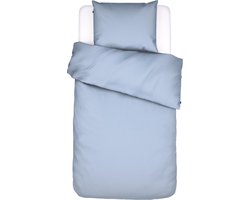ESSENZA Minte Dekbedovertrek Ijsblauw - Eenpersoons – 140x200/220 cm