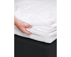 ESSENZA Molton Hoeslaken Wit - 160x200 cm
