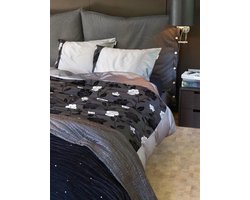 Essenza Palazzo Sprei - Eenpersoons - 180x260 - Zwart