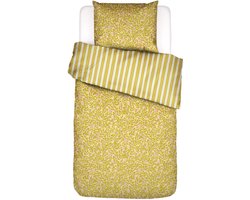 ESSENZA Petite Berry Dekbedovertrek lemon yellow - Eenpersoons – 140x200/220 cm