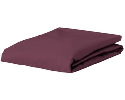 ESSENZA Premium Percale Hoeslaken Marsala - 160x210 cm