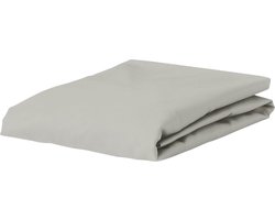 ESSENZA Premium Percale Hoeslaken Zilver - 160x210 cm