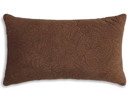 ESSENZA Roeby Sierkussen Chocolade - 30x50 cm