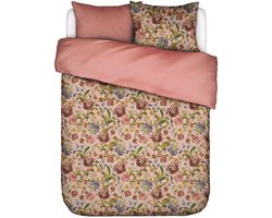 Essenza Roselina Dekbedovertrek Biologisch Katoensatijn Evening rose - Lits-Jumeaux - 240x200/220 cm