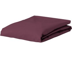 ESSENZA Satin Hoeslaken Marsala - 90x200 cm